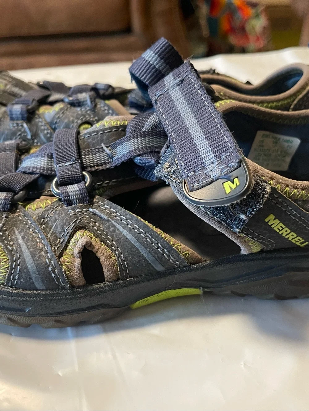Merrell Hydro Hiker Sandal Blue Youth Size 12W